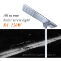FelicitySolar D1 Series 120W alle in einem Solar Street Light mit Lithiumbatterie